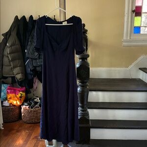 Wilfred Deep Blue Midi Dress